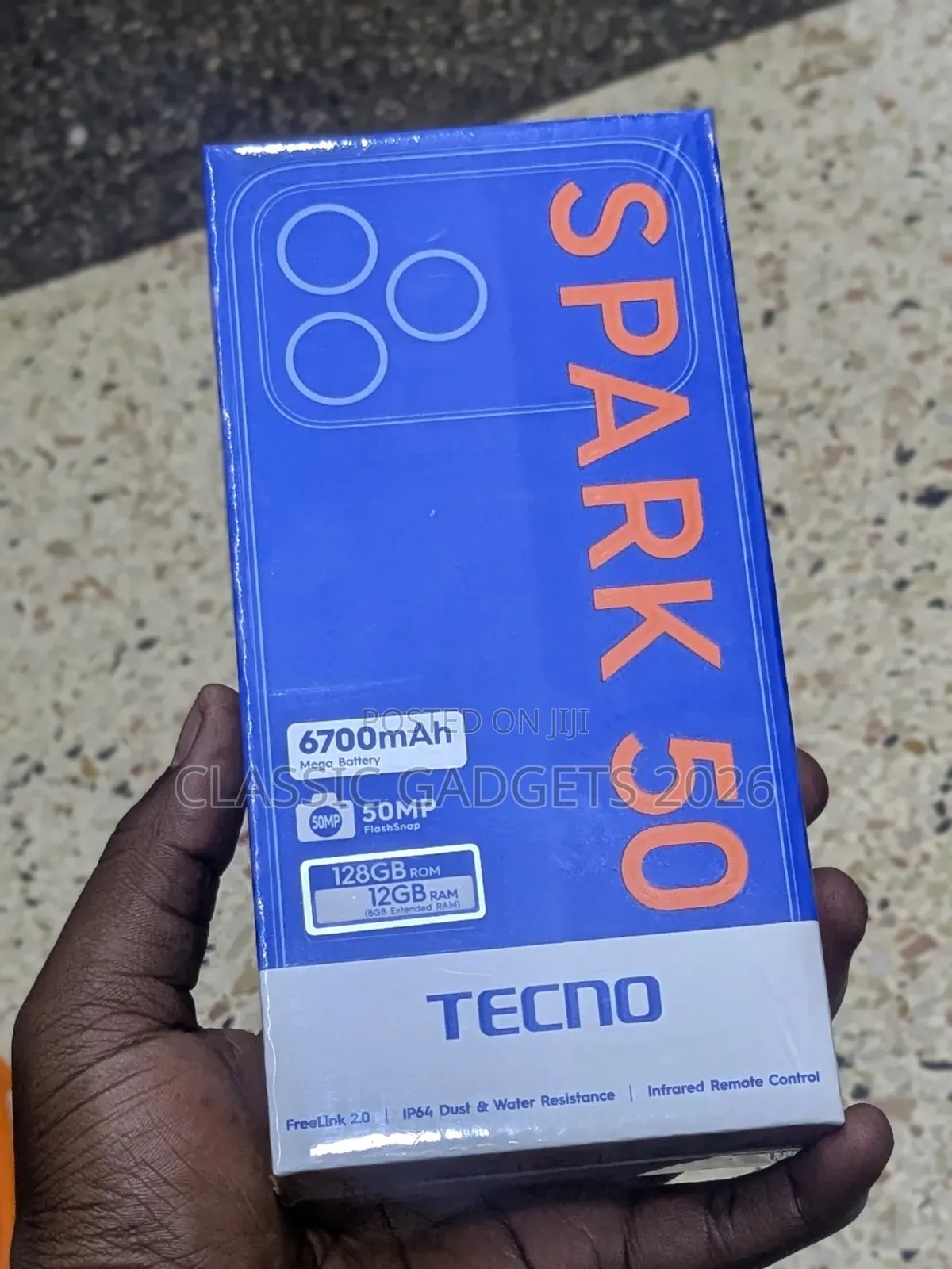 New Tecno Spark 50 128 GB White