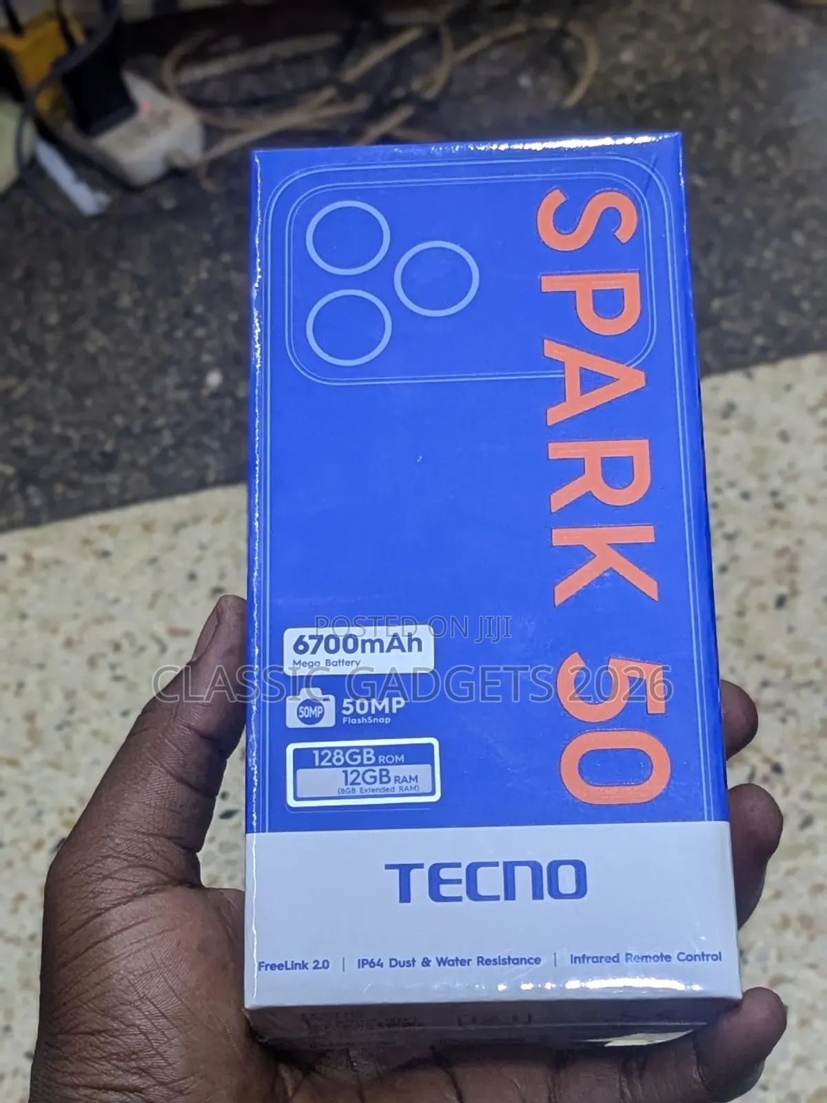 New Tecno Spark 50 128 GB White