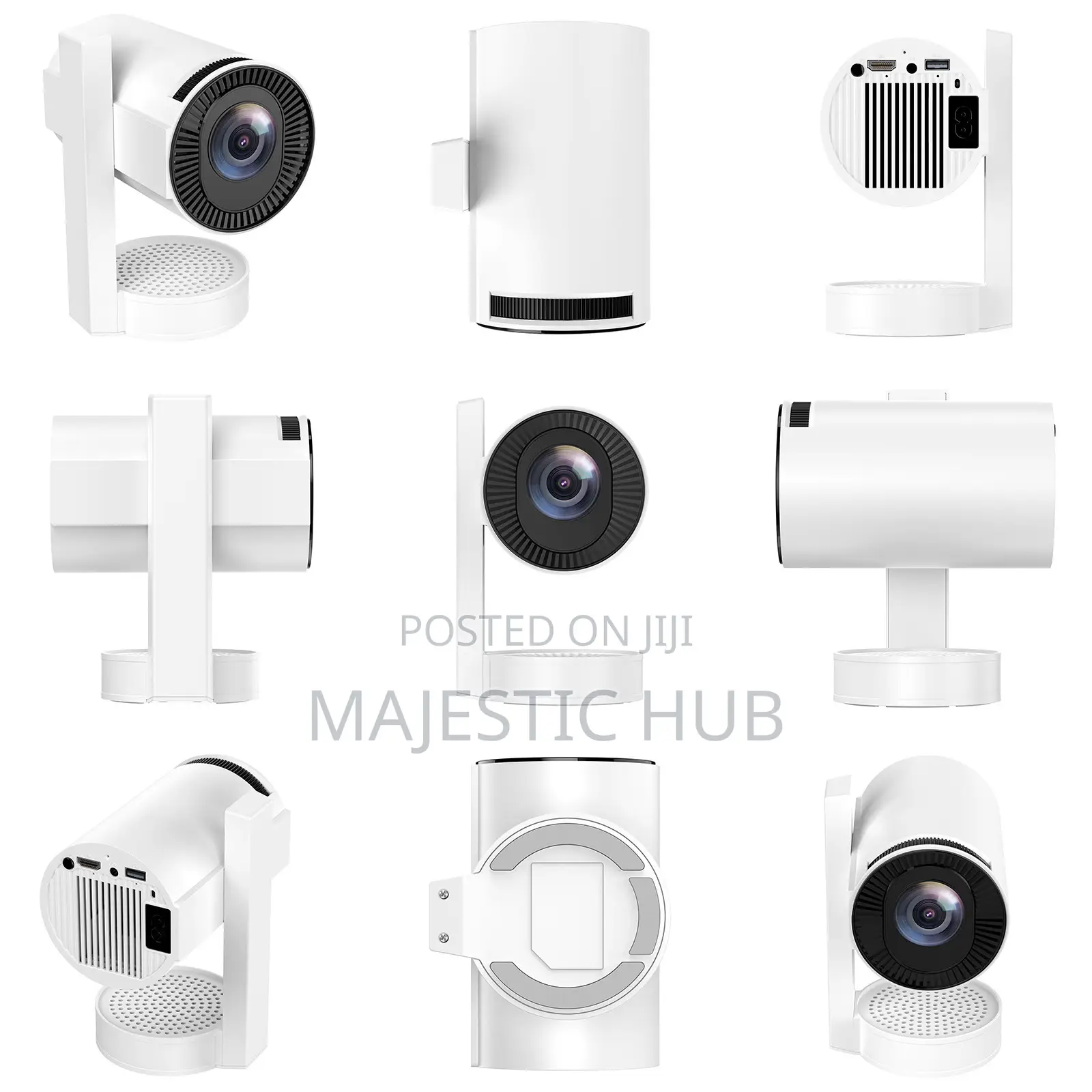 PJ10 Mini Projector, 130 ANSI, Android 13, , 5G WiFi, Gimbal