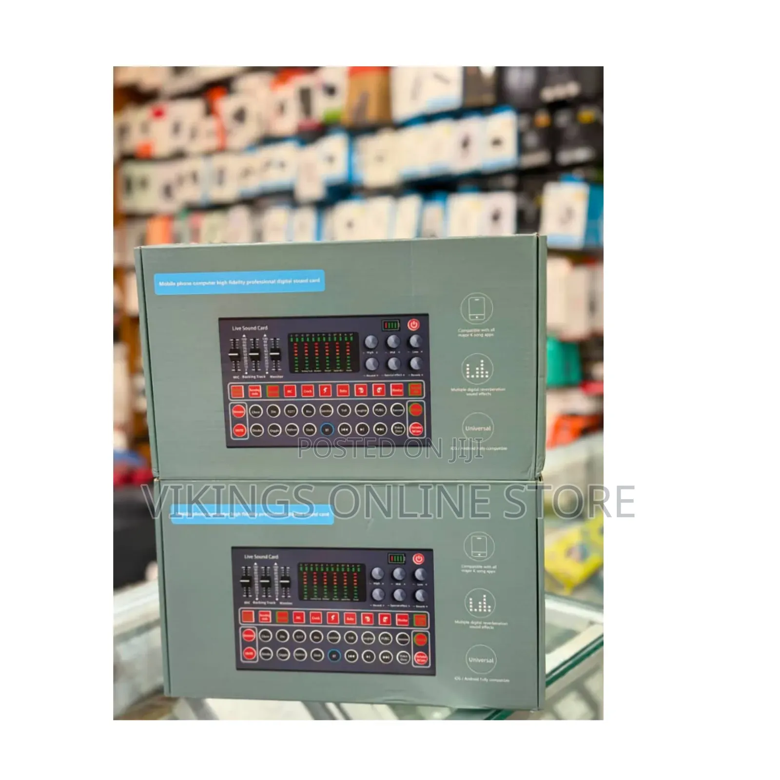 M9 Portable Live Sound Card and Audio Mixing Console