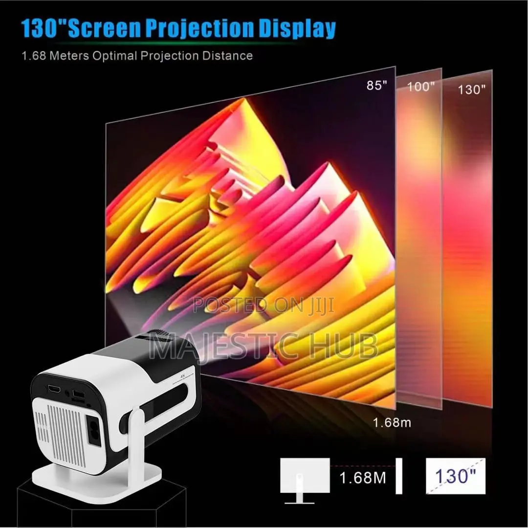 JY320 Android 13 Smart Projector, , 300 ANSI, Auto Keystone