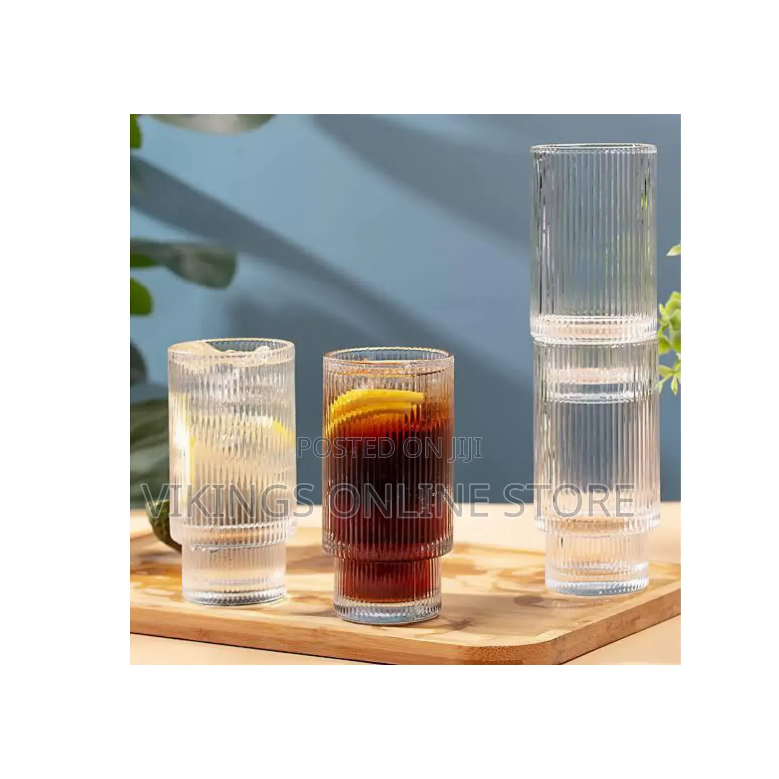 Ribbed Glass DZN