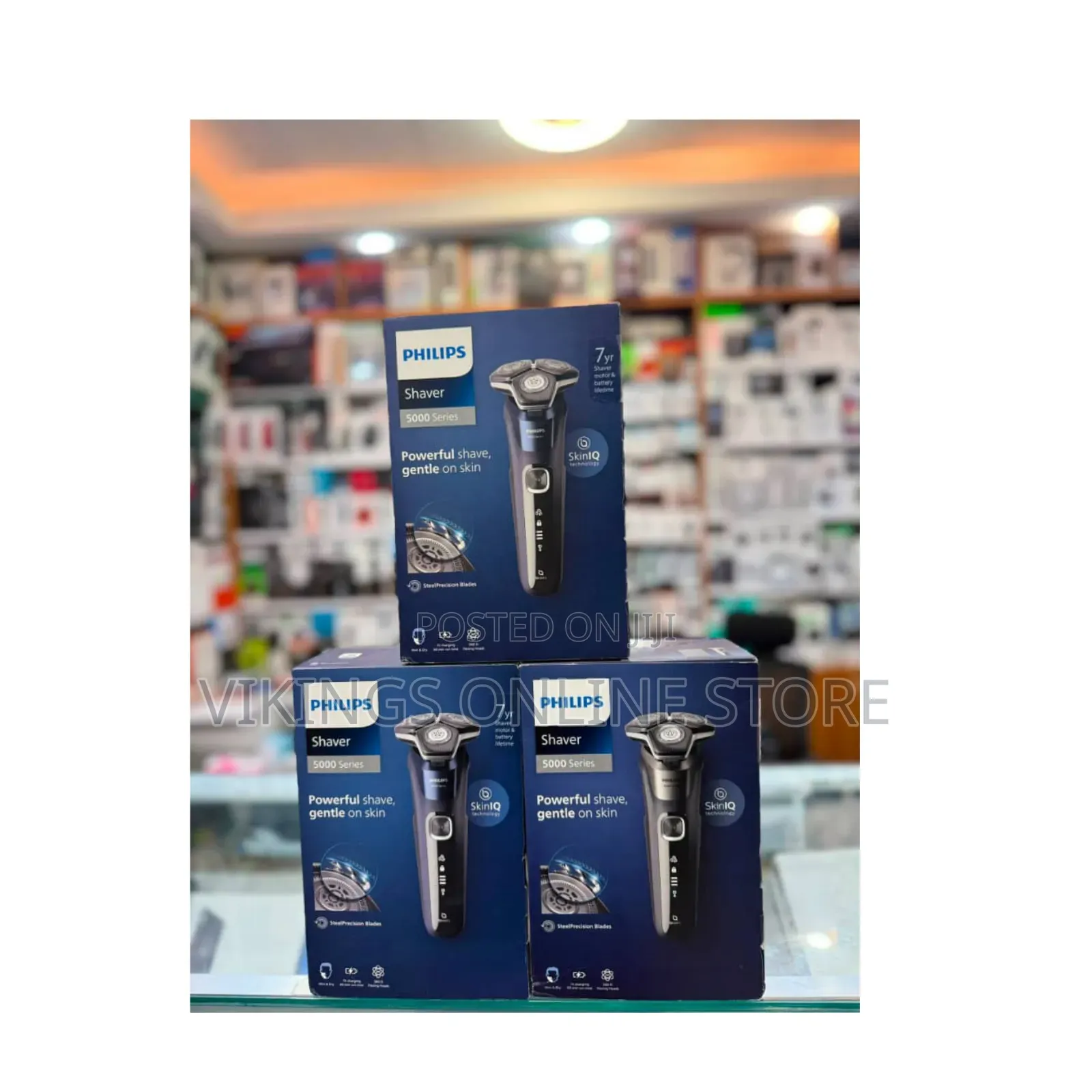 PHILIPS Series 5000 S5885/10 Wet and Dry Rotary Shaver