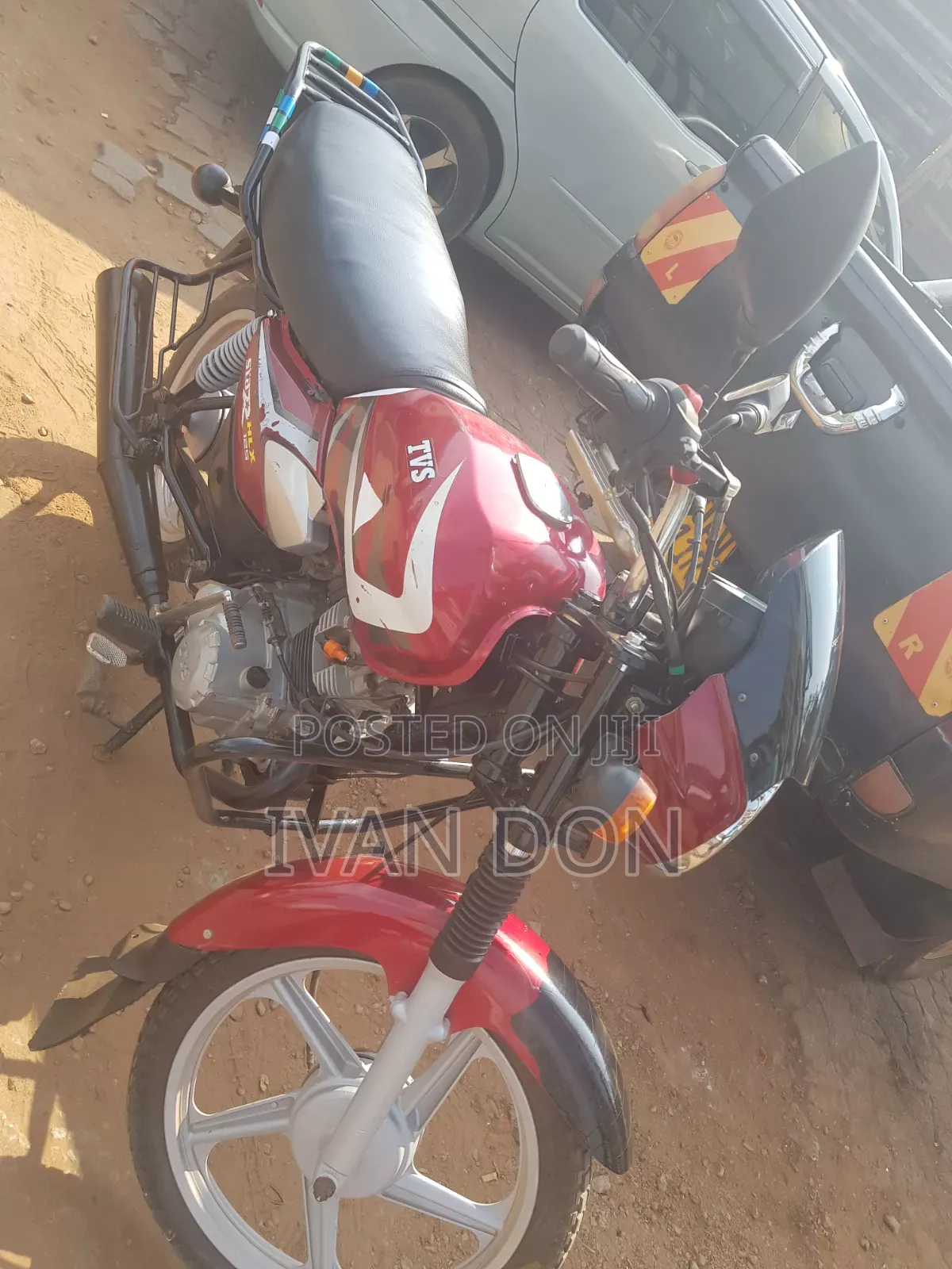 TVS XL 100 2020 Red