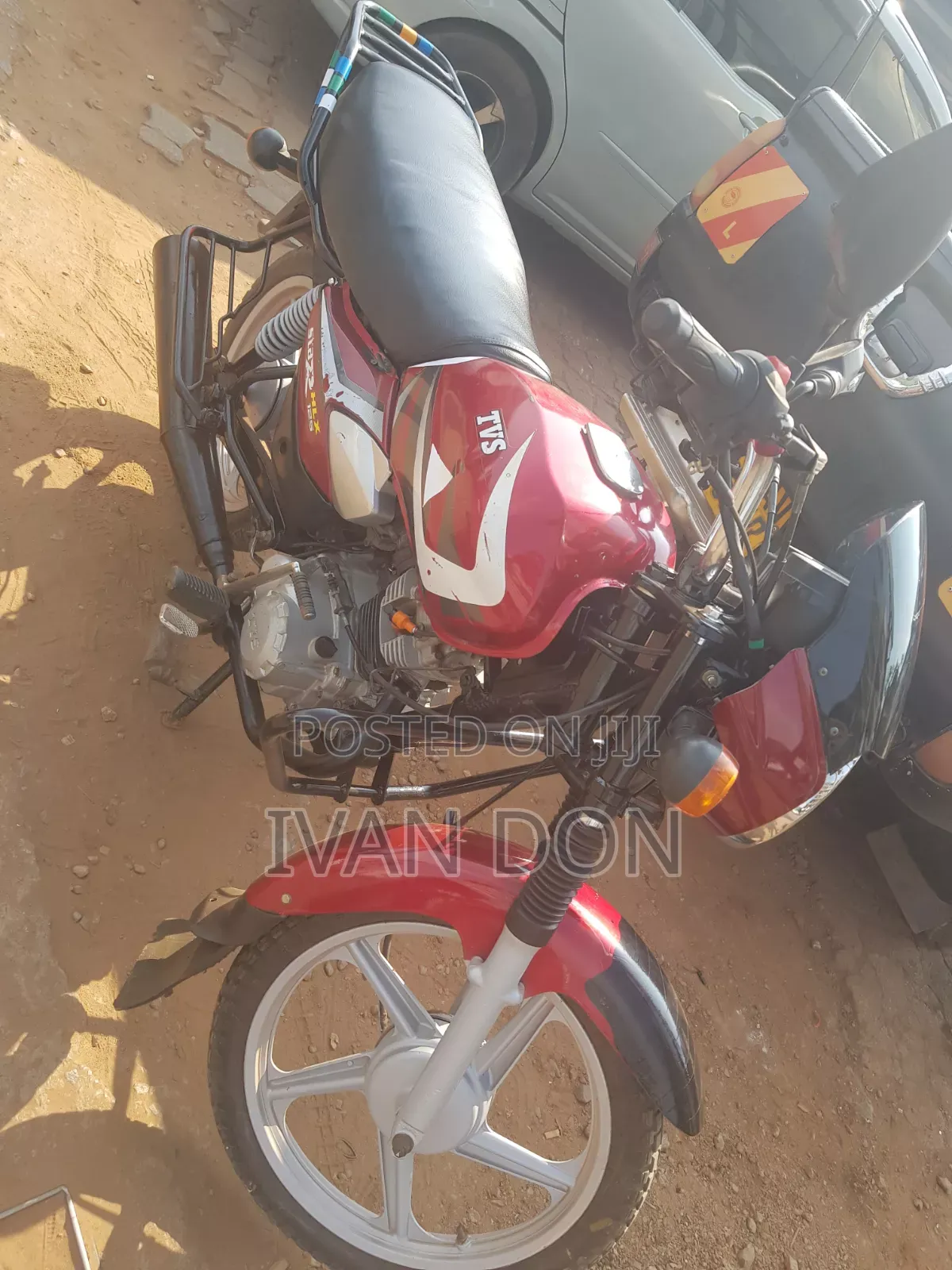 TVS XL 100 2020 Red