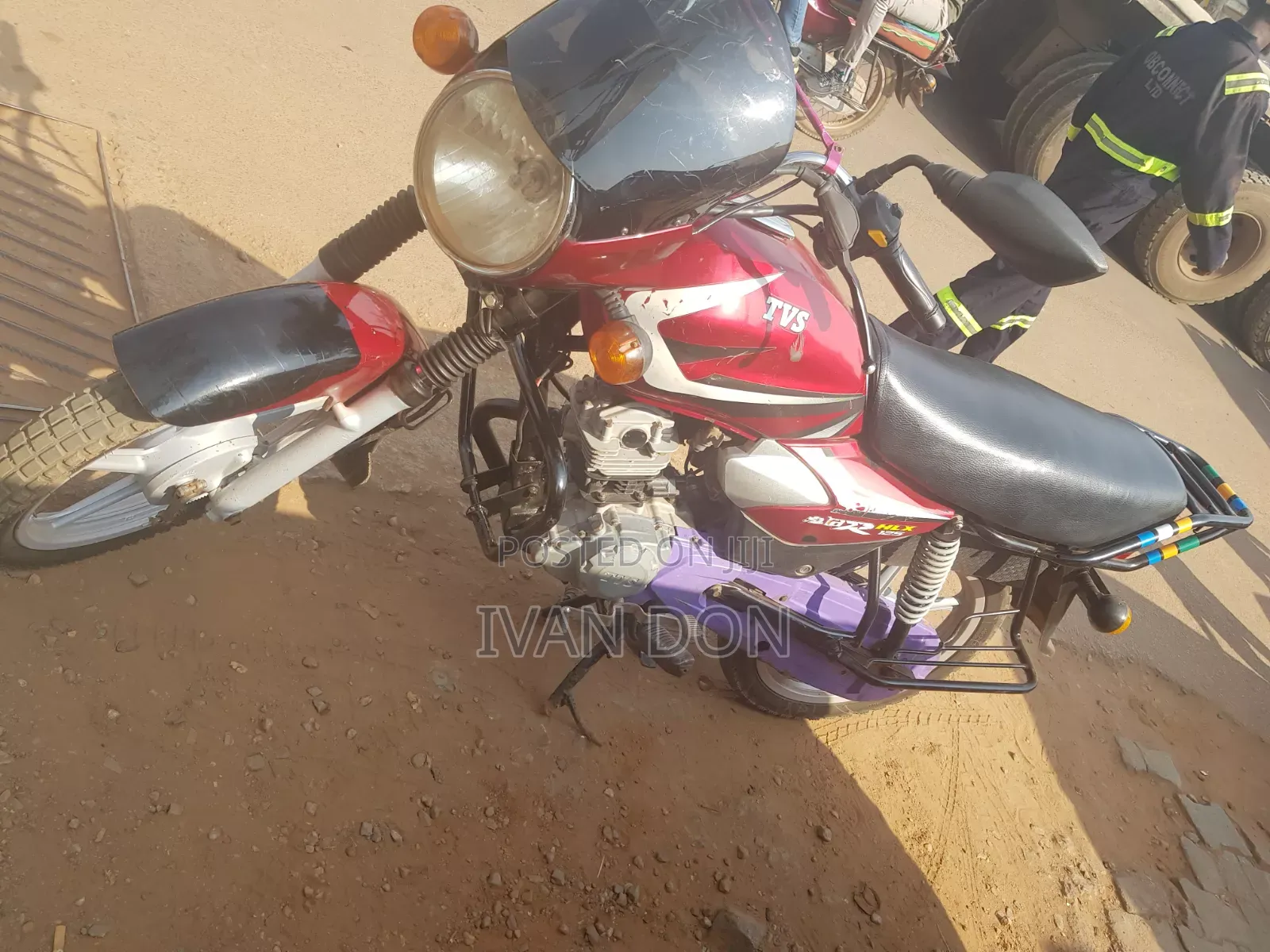 TVS XL 100 2020 Red