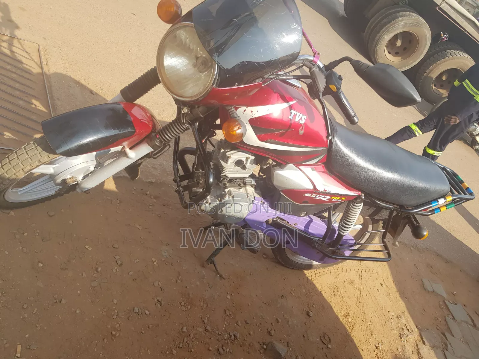 TVS XL 100 2020 Red
