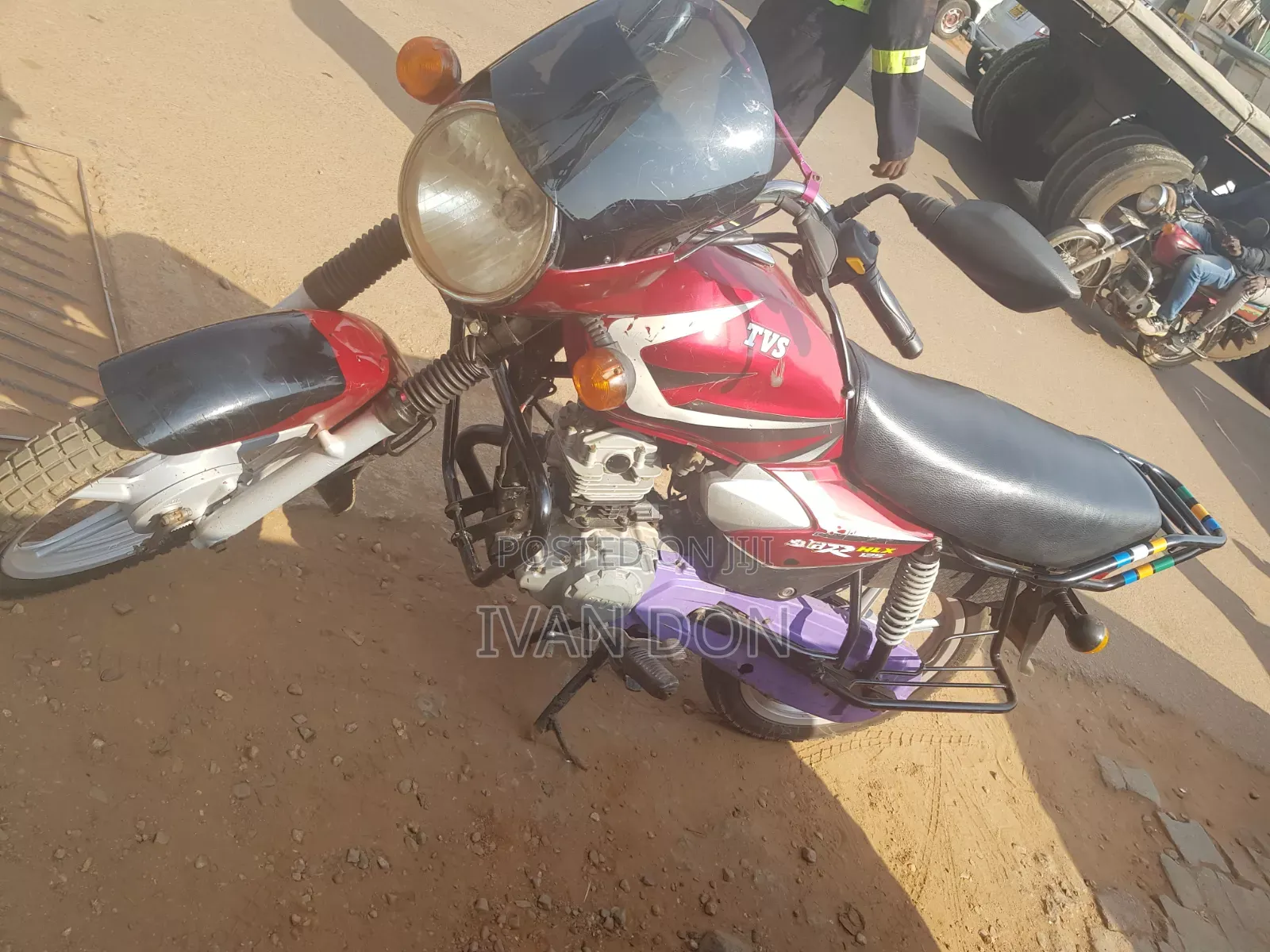 TVS XL 100 2020 Red