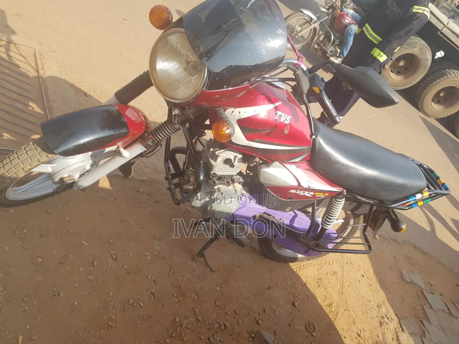 TVS XL 100 2020 Red