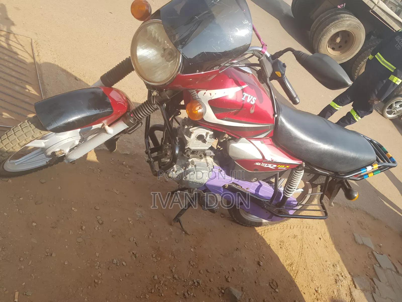 TVS XL 100 2020 Red