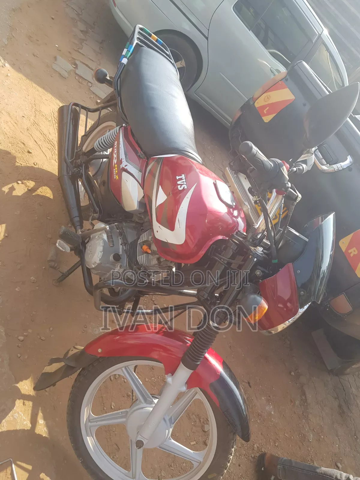 TVS XL 100 2020 Red