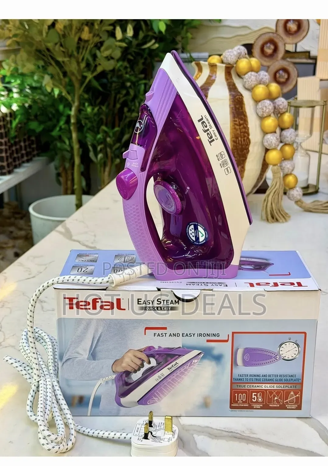 Tefal Easy Steam Electric Steam Iron – Multicolour