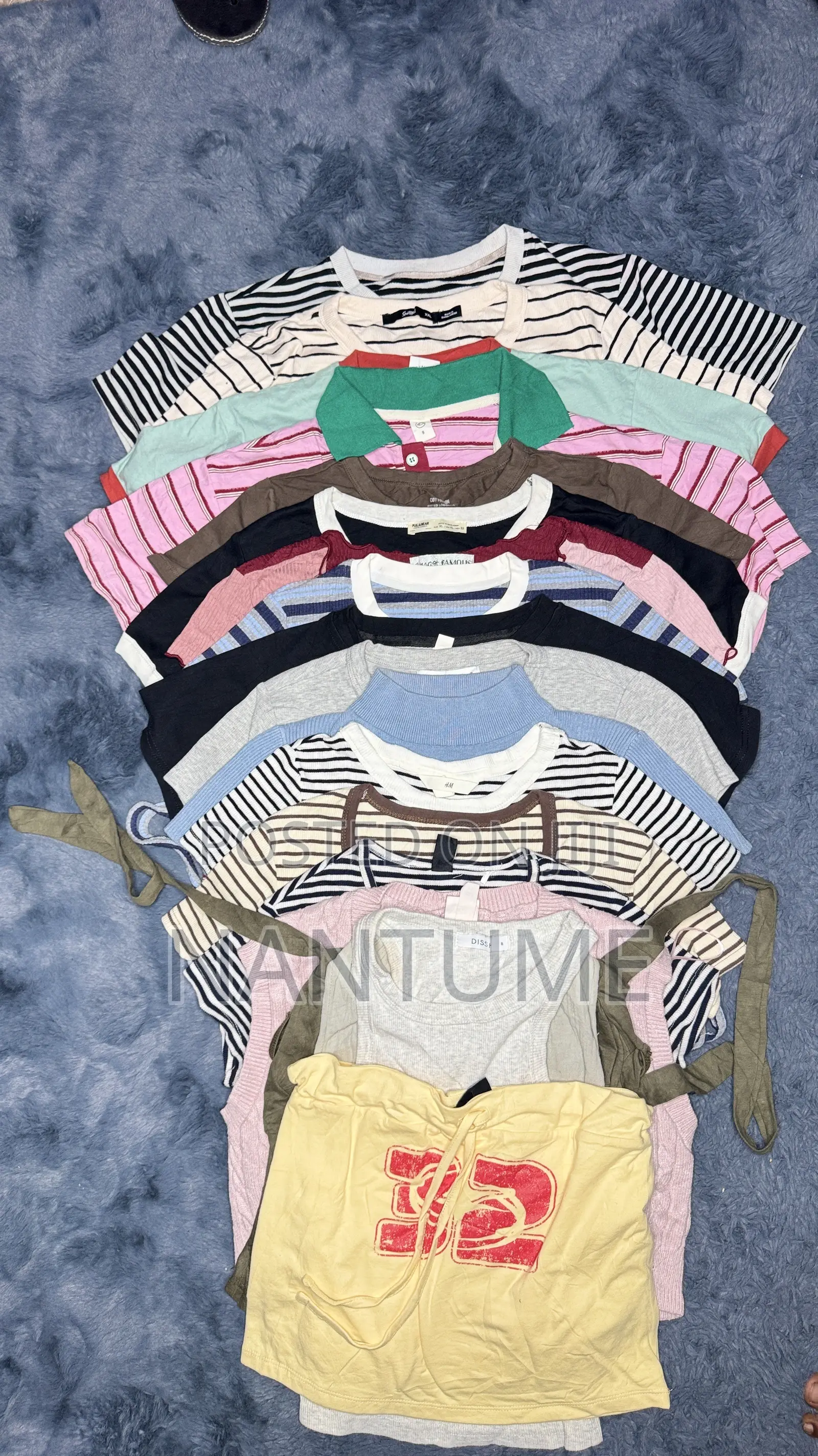 Ladies Tops. And Baggy Stripped Shirts