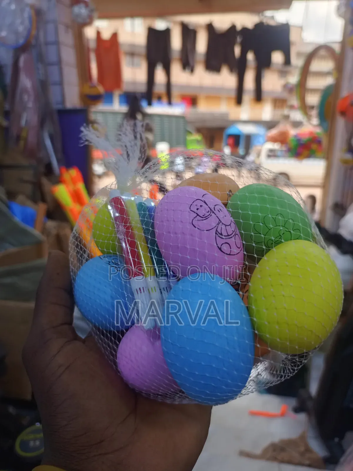 DIY Children's Easter Egg Painting and Coloring Craft Set