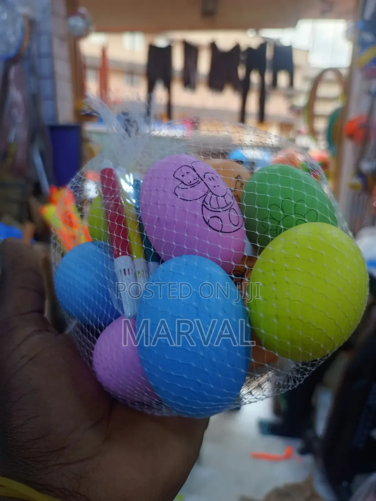 DIY Children's Easter Egg Painting and Coloring Craft Set