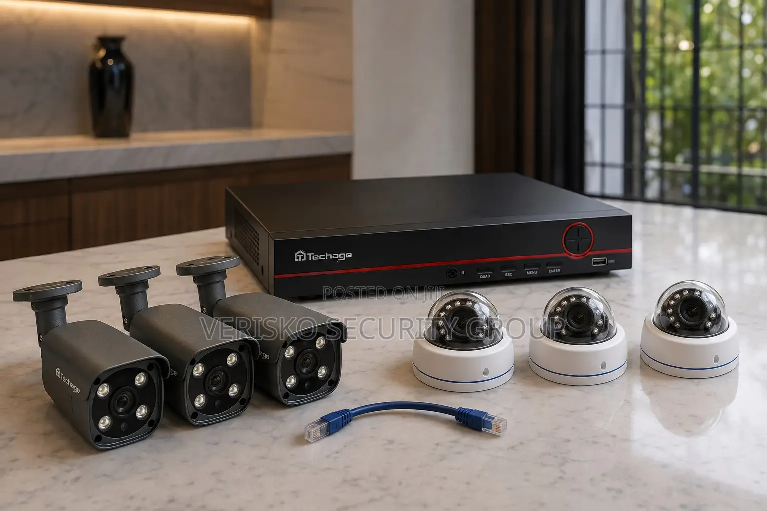 Premium 6 Camera CCTV Installation Kampala