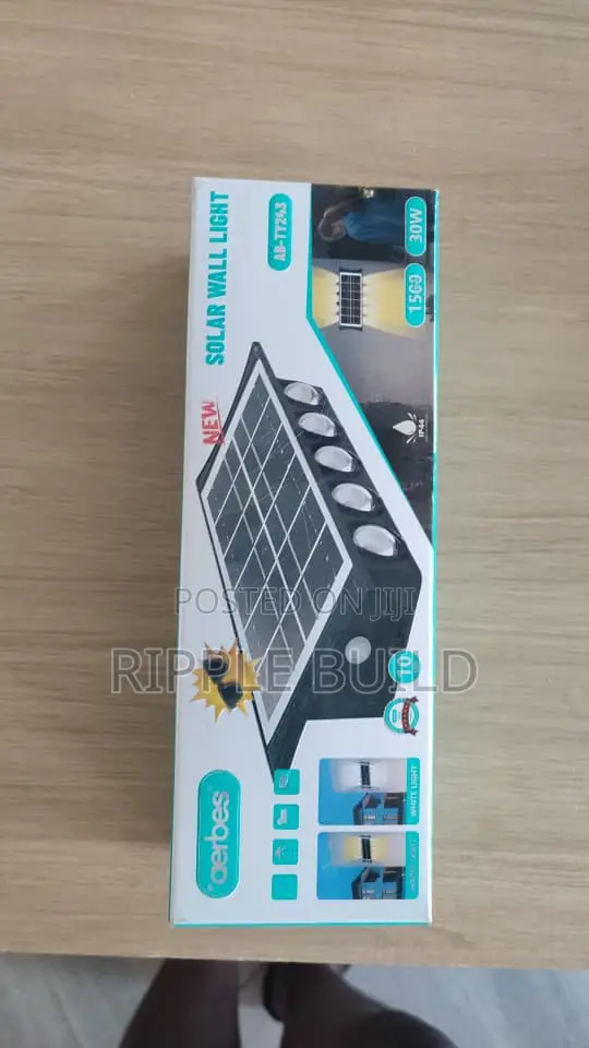AB-TY243 Aerbes 30W Solar Wall Light 1560 LED IP44