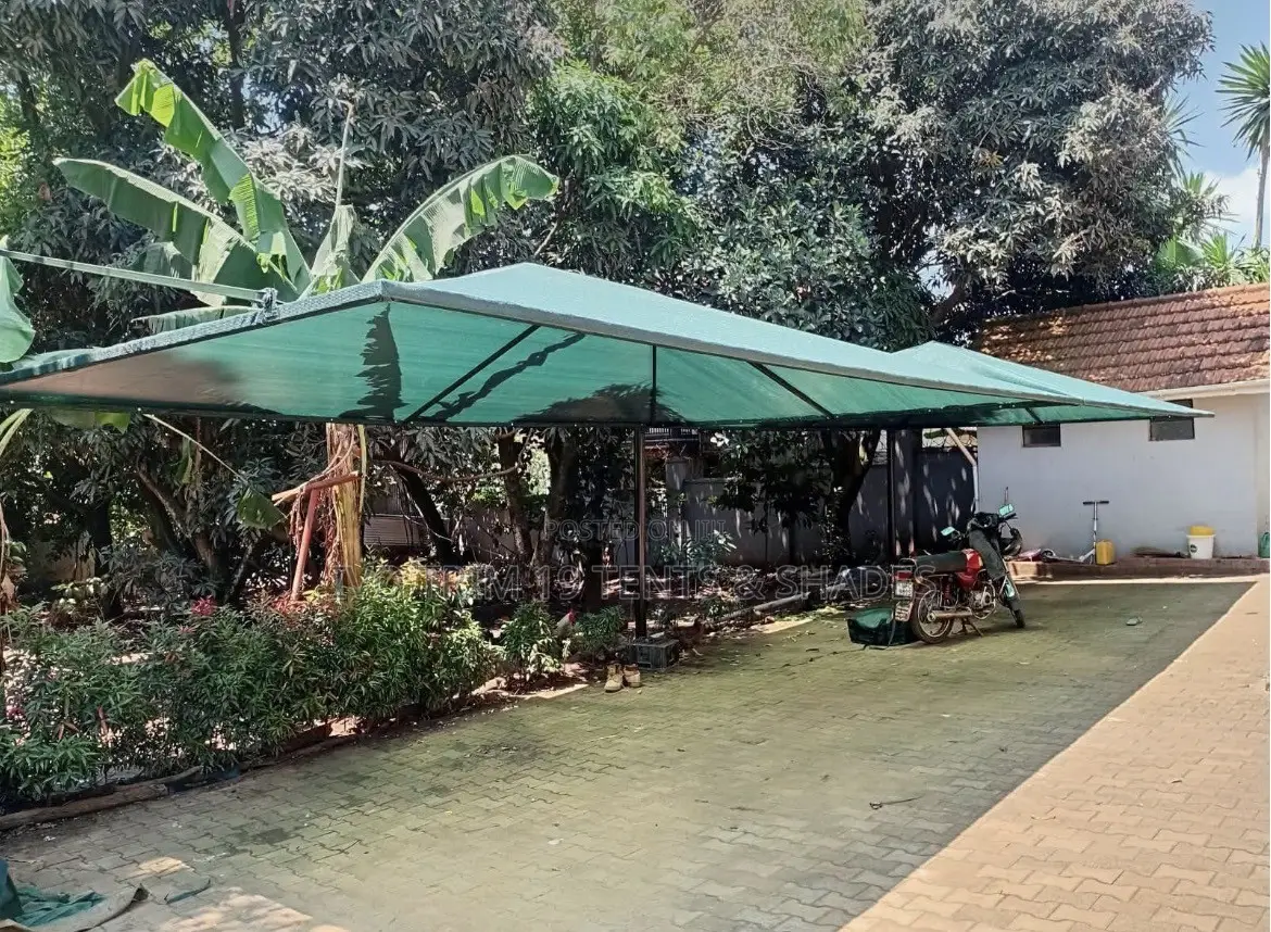 Heavy-Duty Cantilever Carport Shade