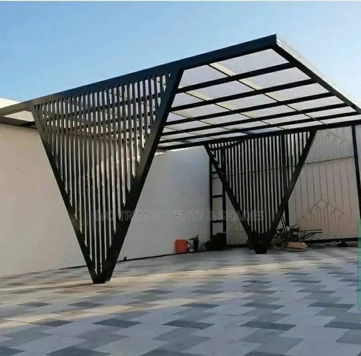 Angular Frame Carport / Gazebo