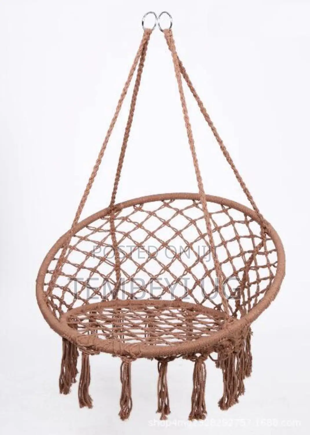 Glider Hammock Tassel Cotton String Woven Basket Swing