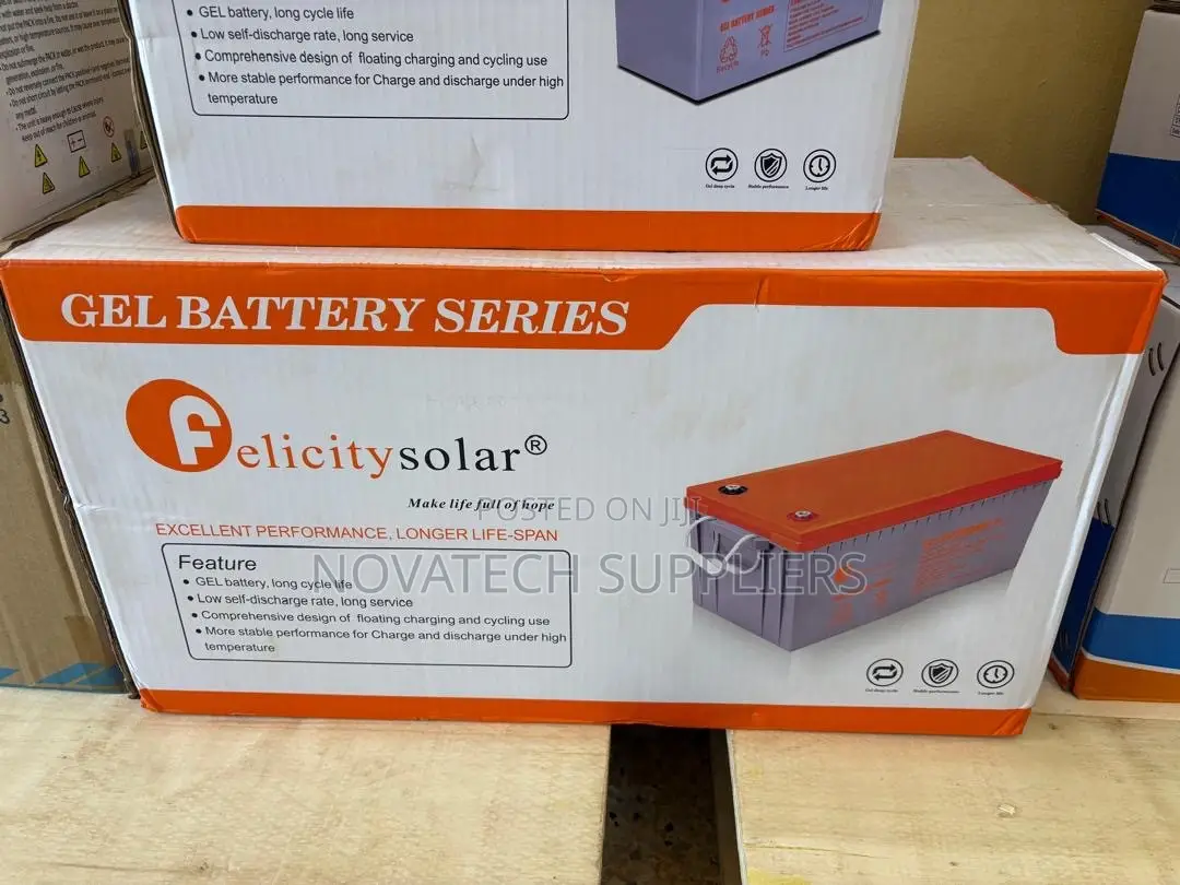 Felicity 200Ah VRLA Gel Battery – Maintenance Free