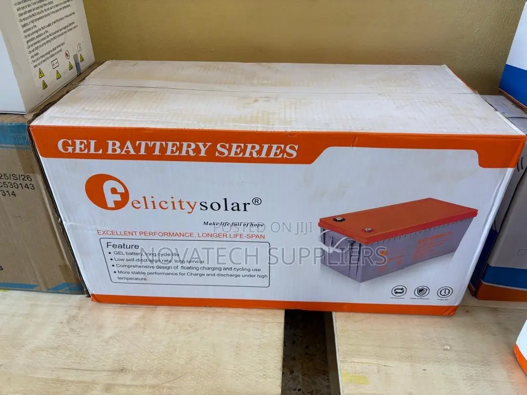 Felicity 200Ah VRLA Gel Battery – Maintenance Free