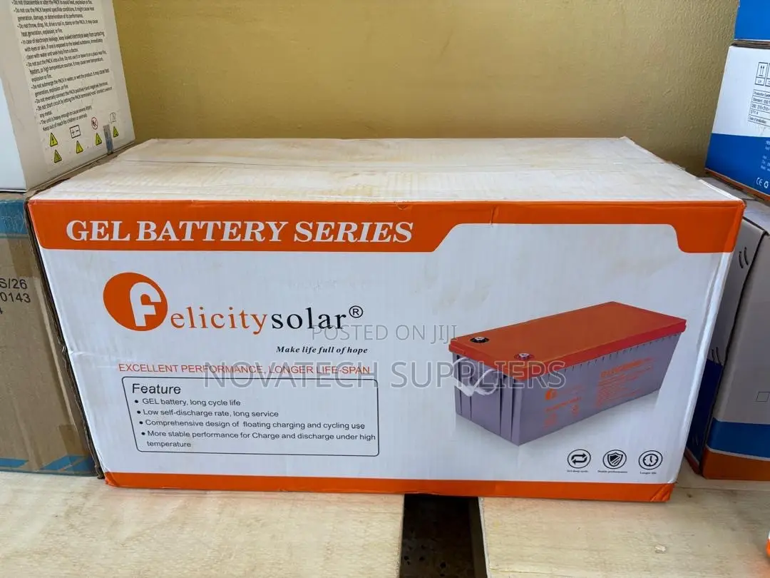 Felicity 200Ah Deep Cycle Battery for Solar Backup 60A