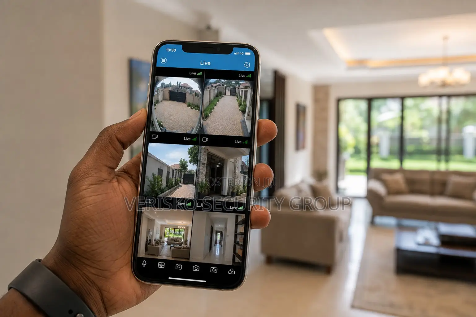 Premium 6 Camera CCTV Installation Kampala