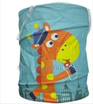 Colorful Children's Laundry Hamper / Toy Storage Basket