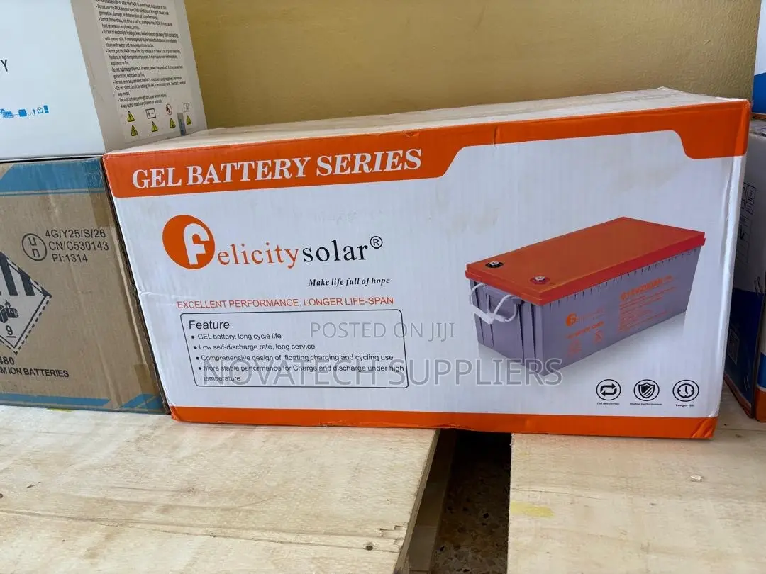 200Ah Felicity Gel Battery for Inverters Solar Systems- 2.2kwh