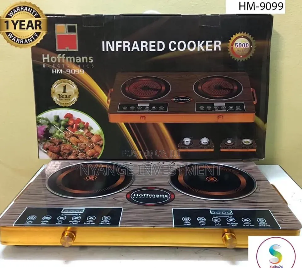 Hoffman Hm-9099 Double Infrared Cooker. Infrared Cooker Double