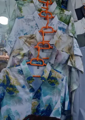 Men's Seamless Floral Shirts