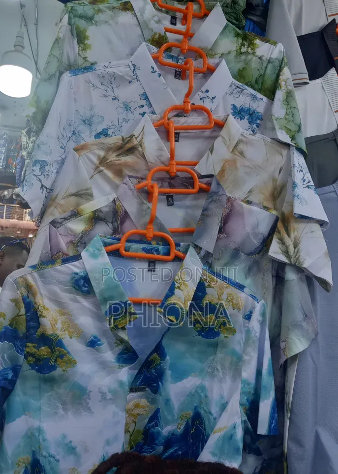 Men's Seamless Floral Shirts