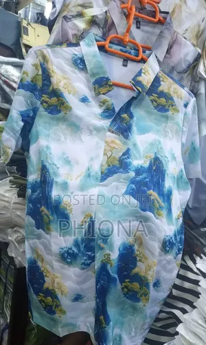 Men's Seamless Floral Shirts