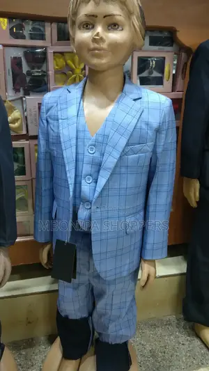 3 Piece Boys Suits Long Sleeve Formal Blazer
