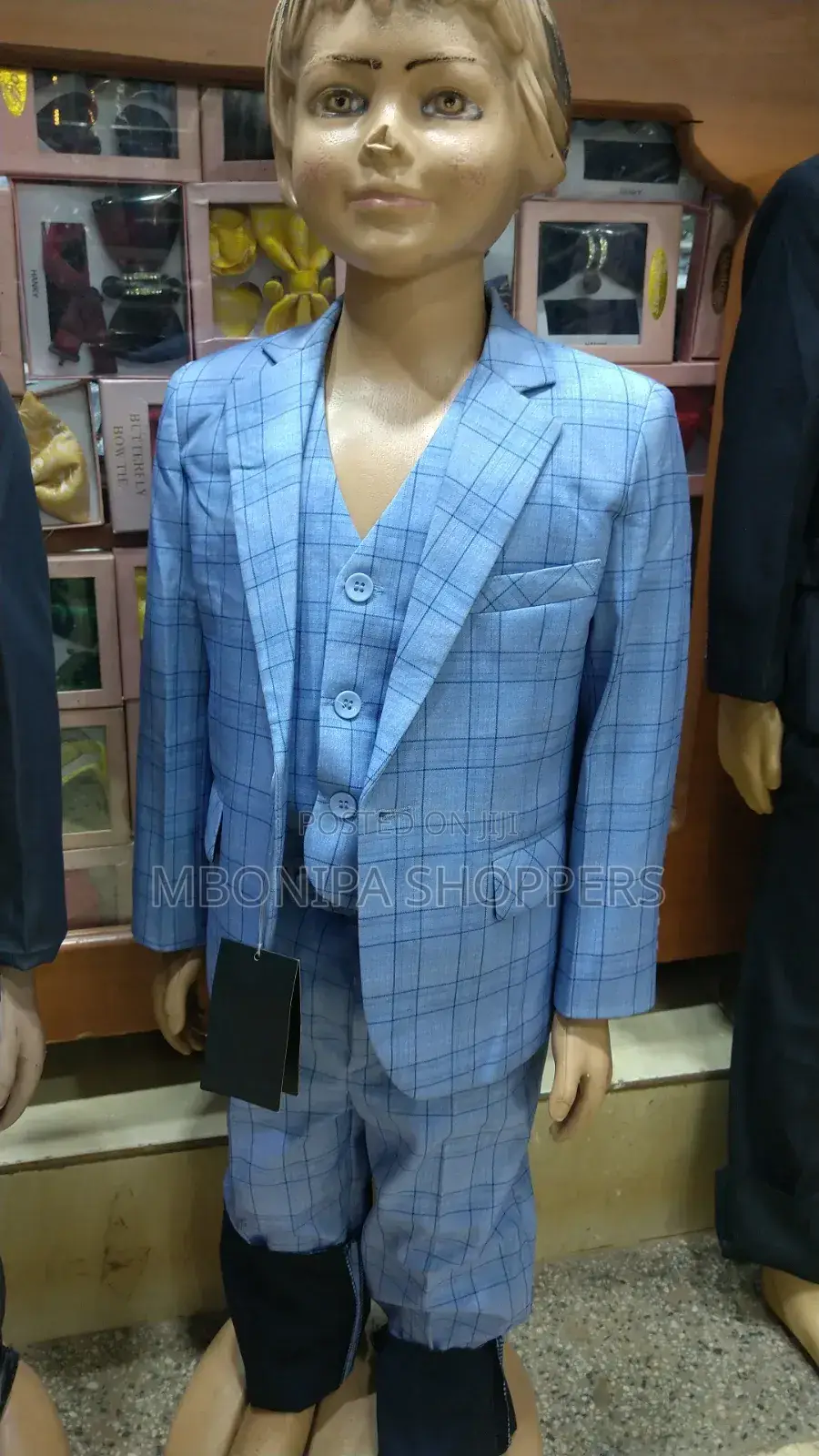 3 Piece Boys Suits Long Sleeve Formal Blazer