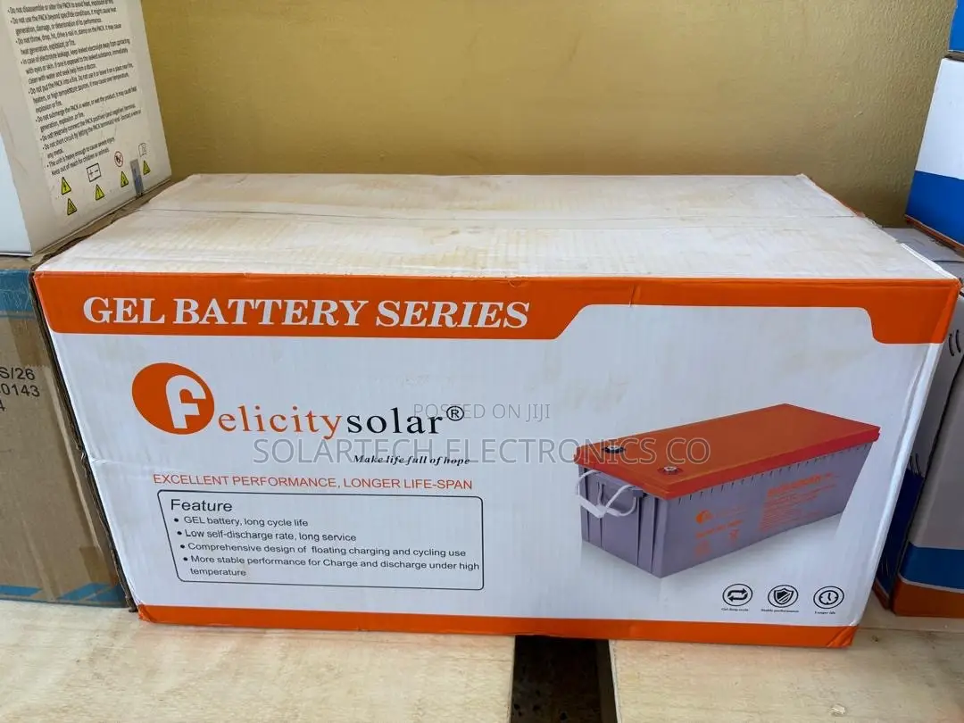 12V 200Ah Sealed Gel Battery – Felicity Energy Storage