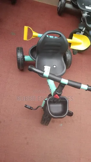 Mint-Green and Black Toddler Tricycle