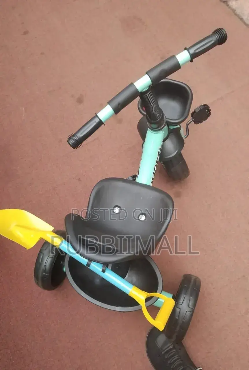 Mint-Green and Black Toddler Tricycle