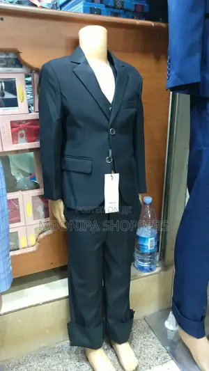 Kids Boys' Formal Slim Fit Suit 3 Piece Set Includes Suit Jacket