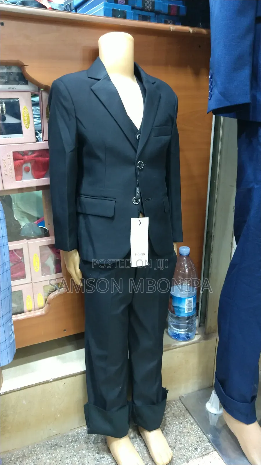 Kids Boys' Formal Slim Fit Suit 3 Piece Set Includes Suit Jacket