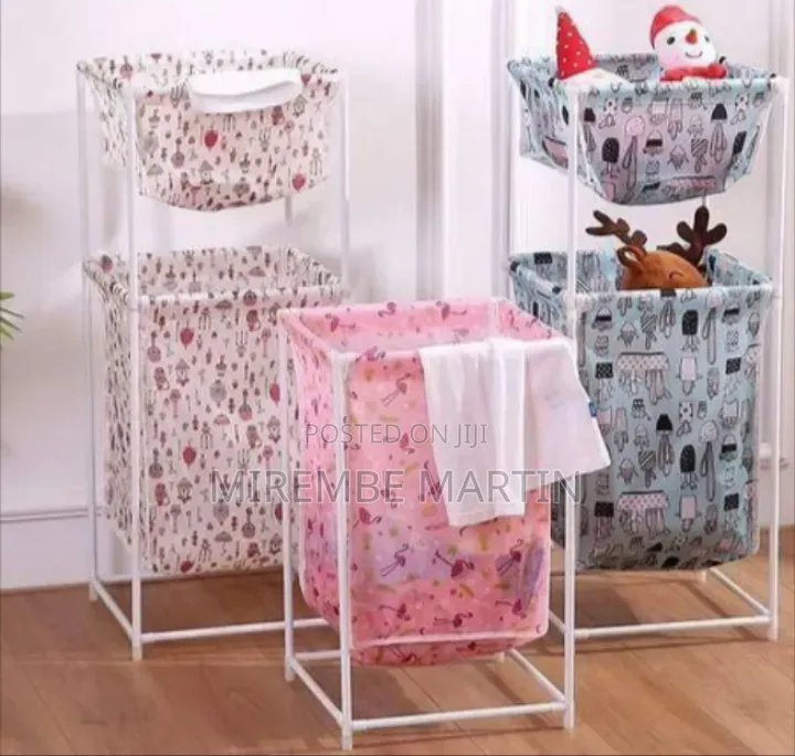 Collapsible Fabric Laundry Hamper With Sturdy Frame