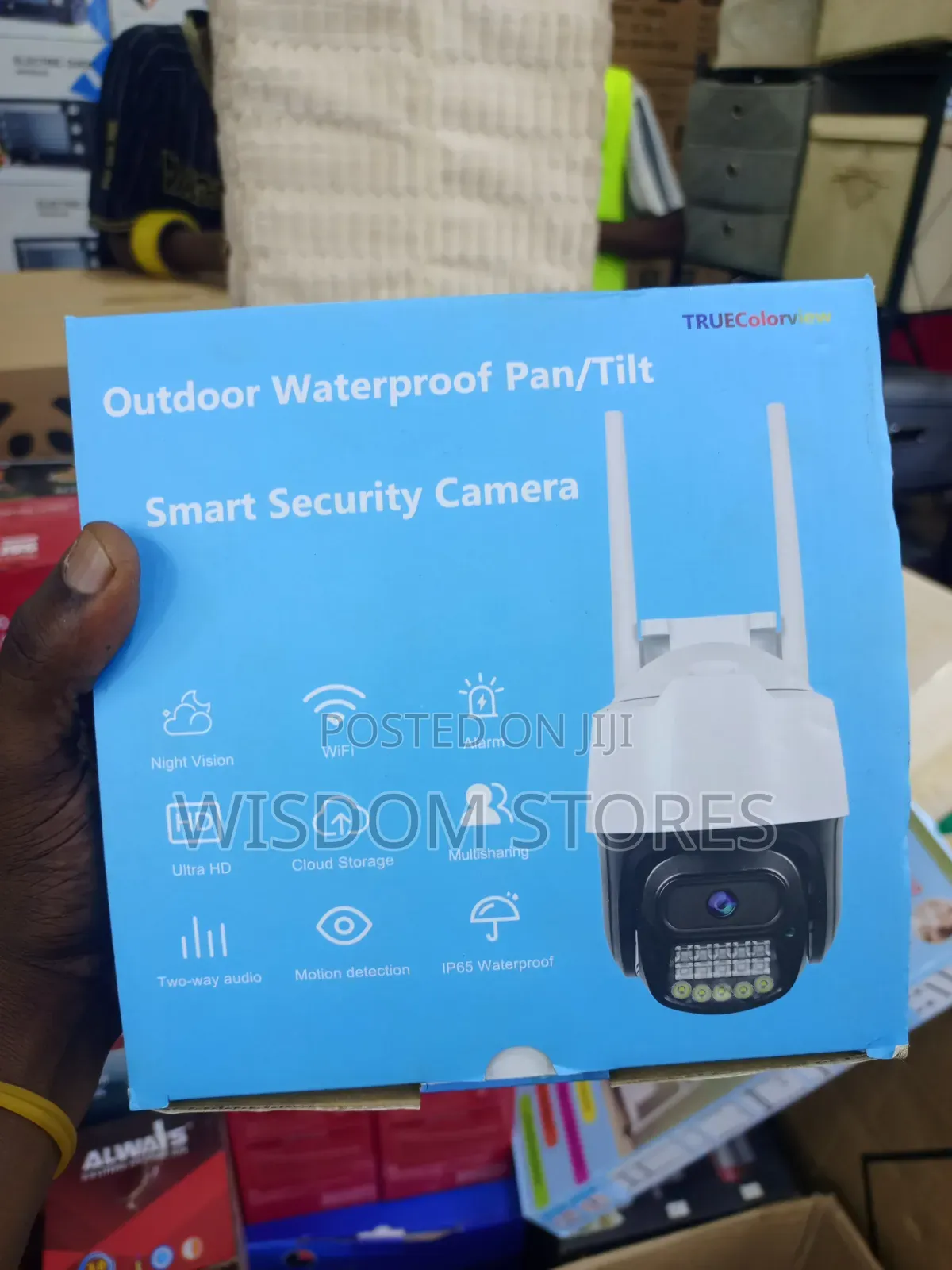 360° Pan-and-Tilt (PTZ) Smart Security Camera.