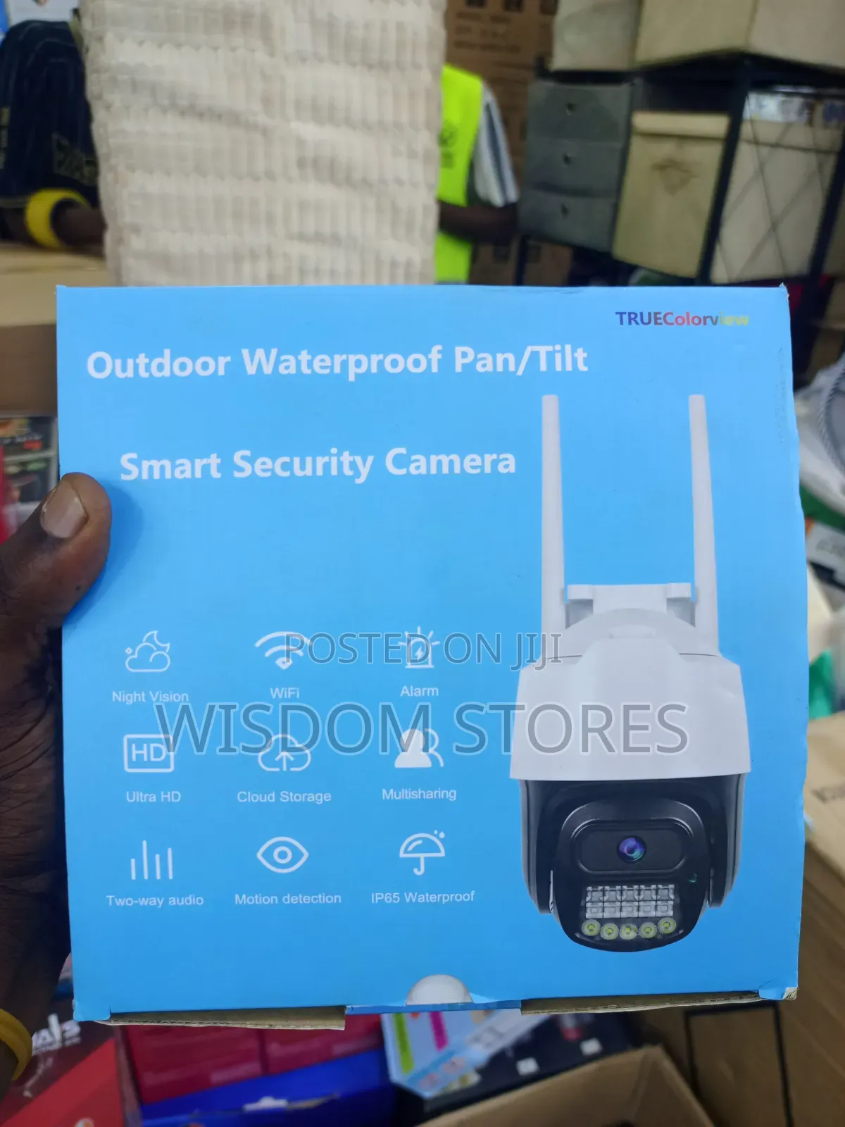 360° Pan-and-Tilt (PTZ) Smart Security Camera.