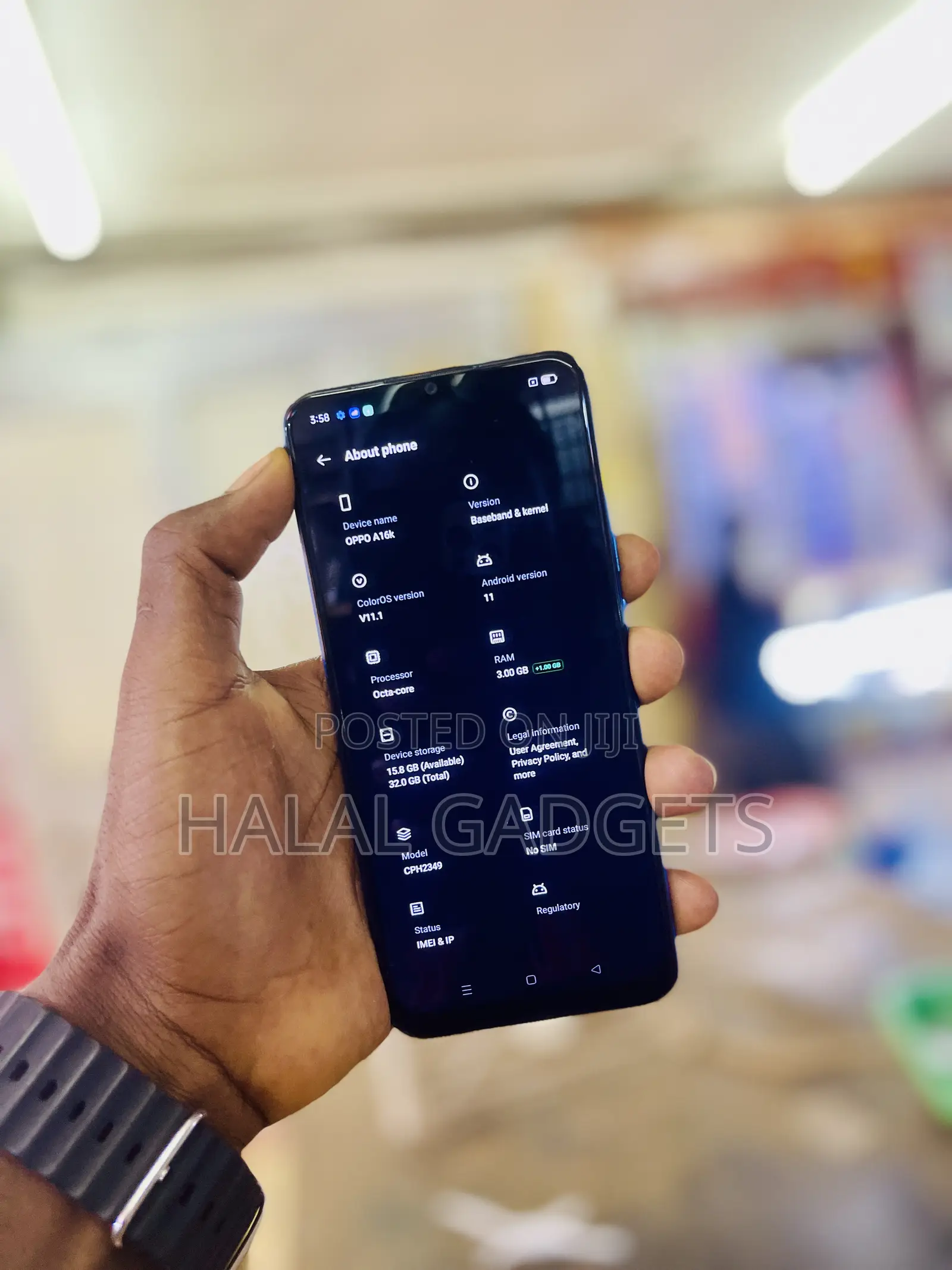 Oppo A16K 32 GB Blue