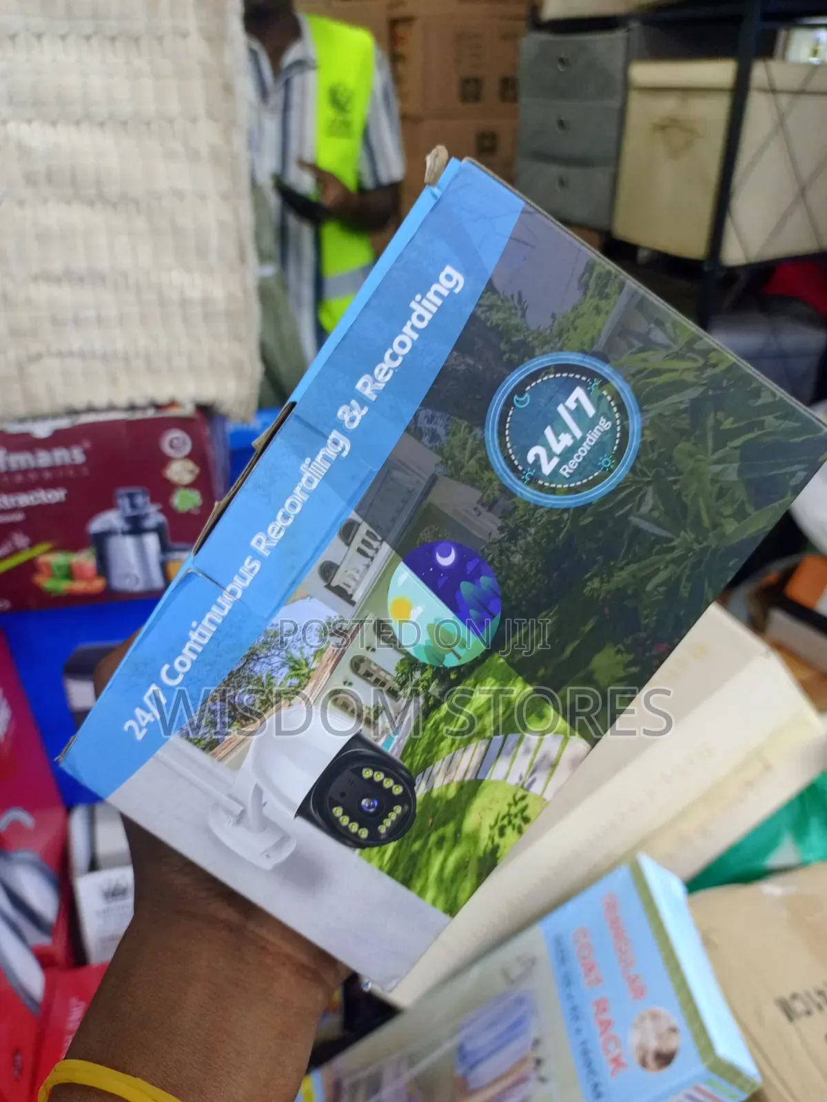 360° Pan-and-Tilt (PTZ) Smart Security Camera.