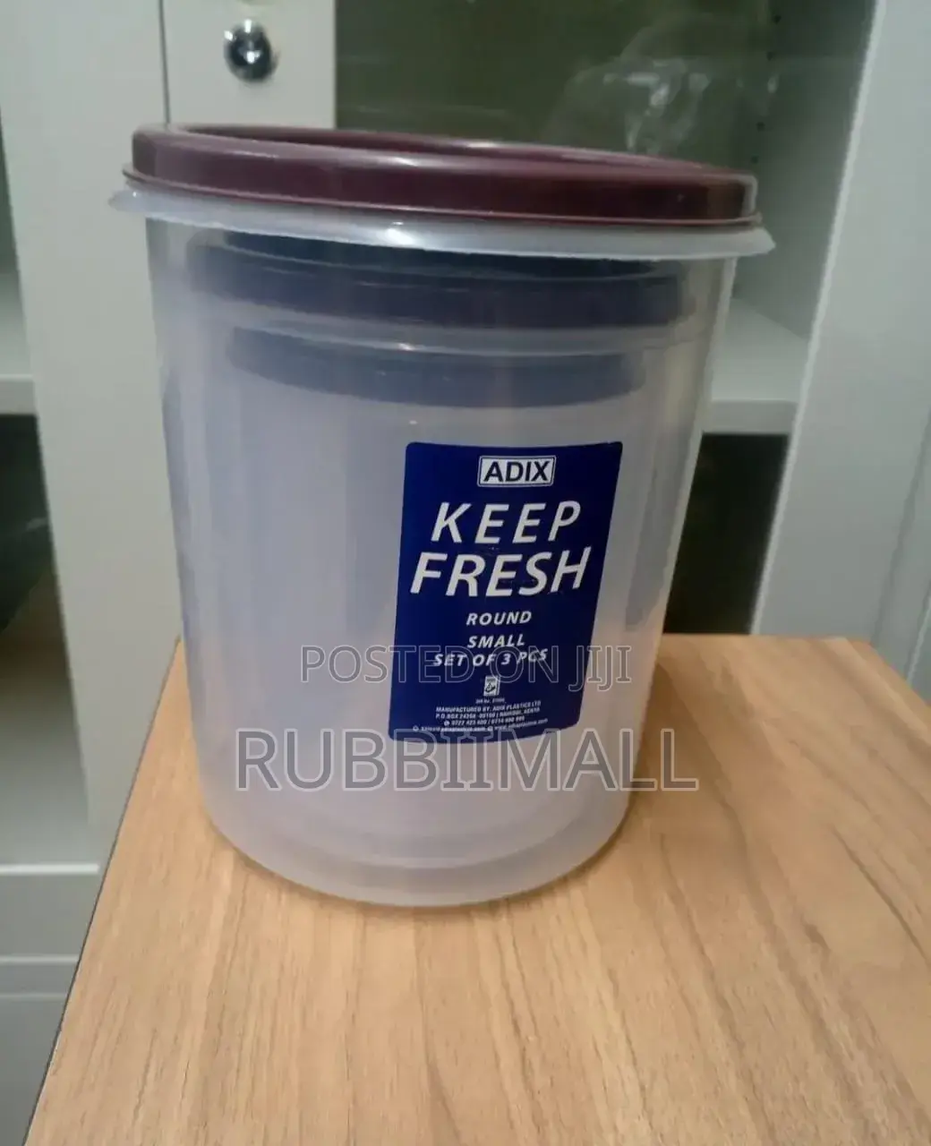 Round Food Storage Containers 3pc