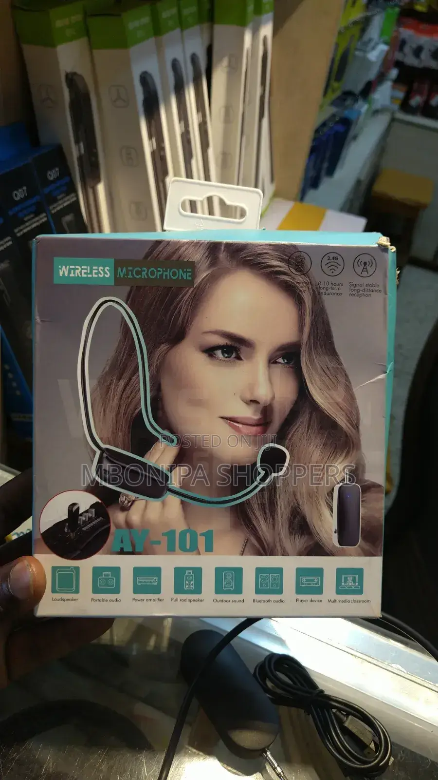 Rechargeable Wireless Microphone Interview Teaching Wearable Headset