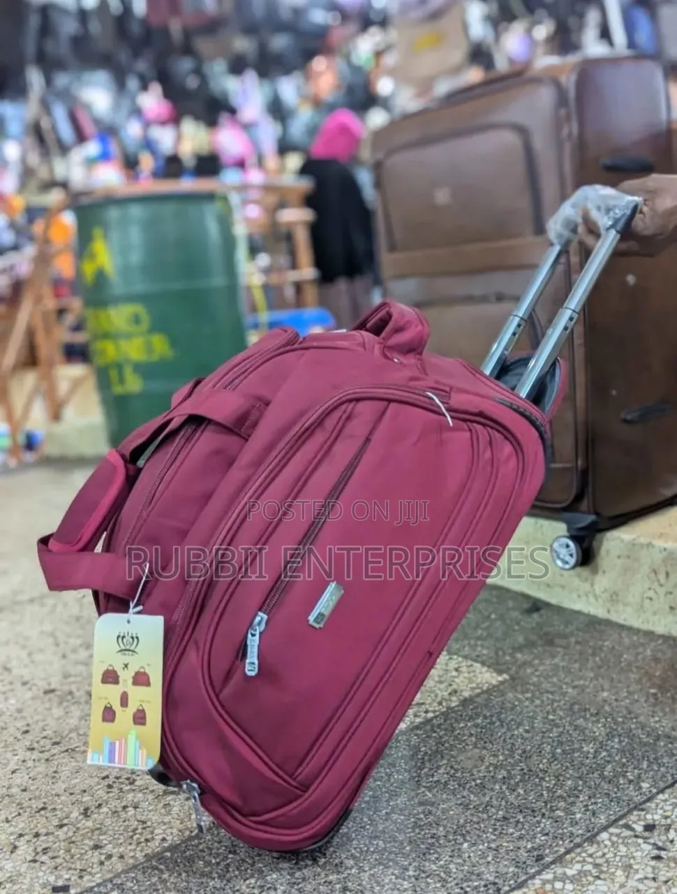 Deilai Rolling Travel Duffle Bag