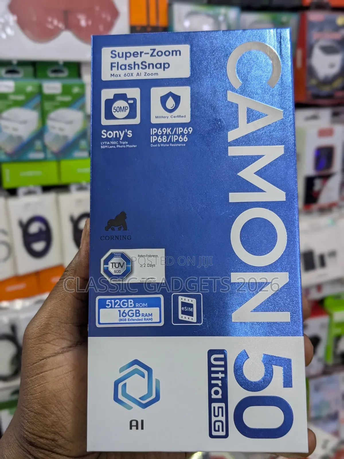 New Tecno Camon 50 Ultra 512 GB Black